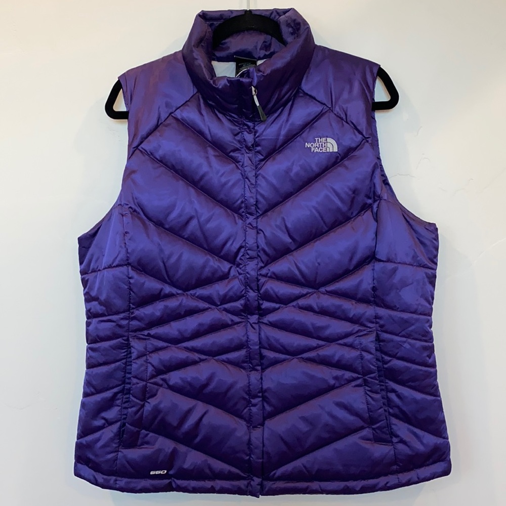 The North Face Women’s 550 Puffer Vest-Purple